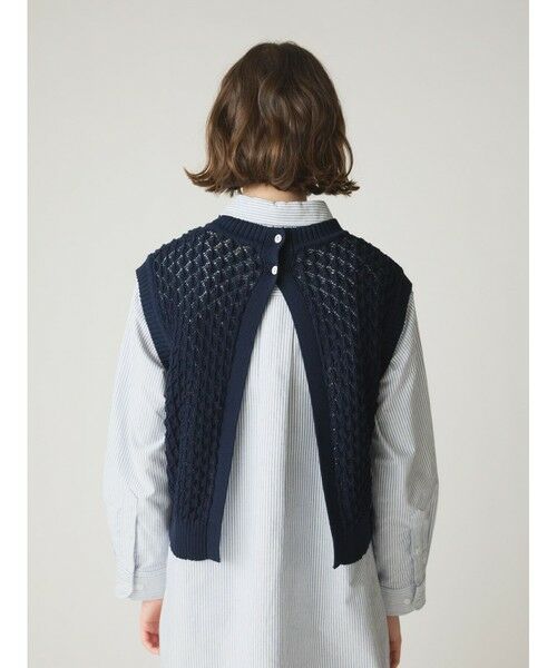 MidiUmi / ミディウミ ベスト | MidiUmi メッシュニットベスト | 詳細6