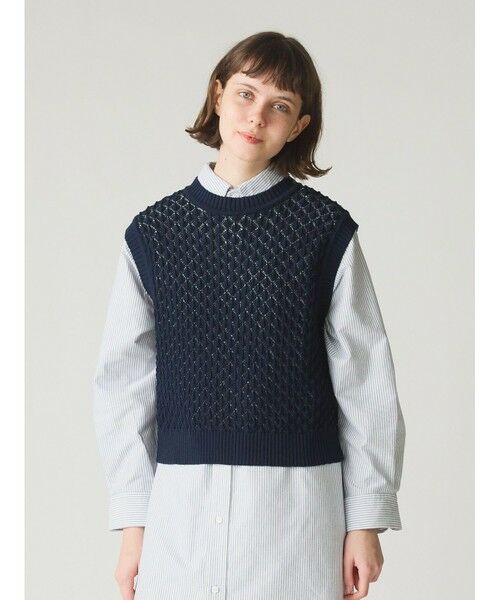 MidiUmi メッシュニットベスト （ベスト）｜MidiUmi