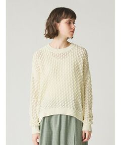 MidiUmi / ミディウミ ニット・セーター | MidiUmi メッシュニットプルオーバー