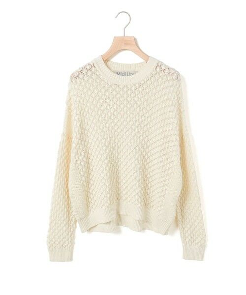 MidiUmi / ミディウミ ニット・セーター | MidiUmi メッシュニットプルオーバー | 詳細9