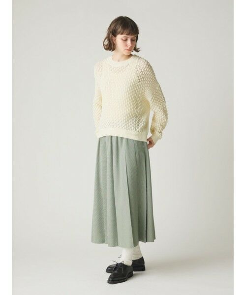 MidiUmi / ミディウミ ニット・セーター | MidiUmi メッシュニットプルオーバー | 詳細17