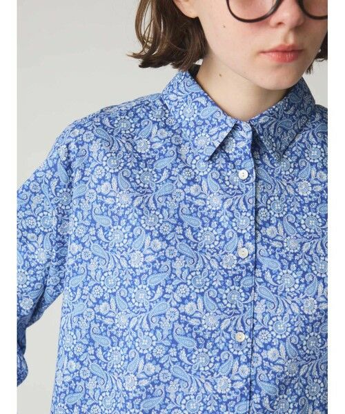 専用✨美品✨MidiUmi　ミディウミ　リバティプリントスタンドカラーシャツ MidiUmi リバティプリントスタンドカラーシャツ」 | ANTOM SIDE
