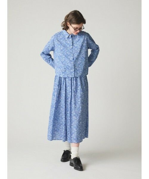 専用✨美品✨MidiUmi　ミディウミ　リバティプリントスタンドカラーシャツ MidiUmi リバティプリントスタンドカラーシャツ」 | ANTOM SIDE