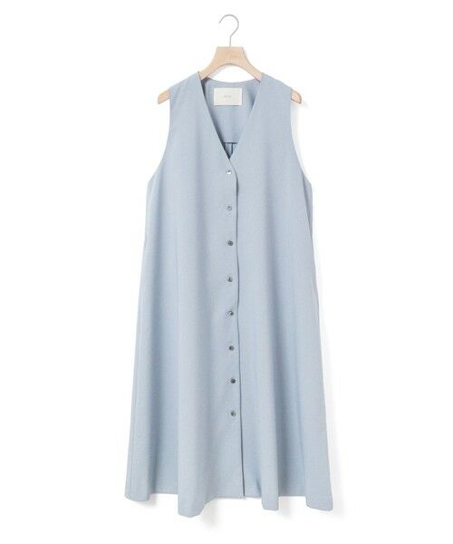 MidiUmi / ミディウミ ロング・マキシ丈ワンピース | MidiUmi Vネックロングジレワンピース | 詳細1