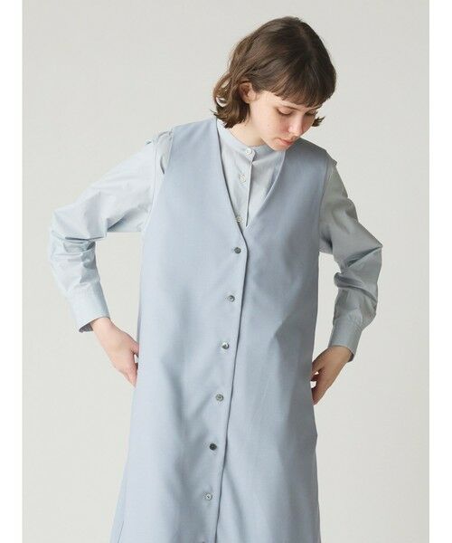 MidiUmi / ミディウミ ロング・マキシ丈ワンピース | MidiUmi Vネックロングジレワンピース | 詳細8