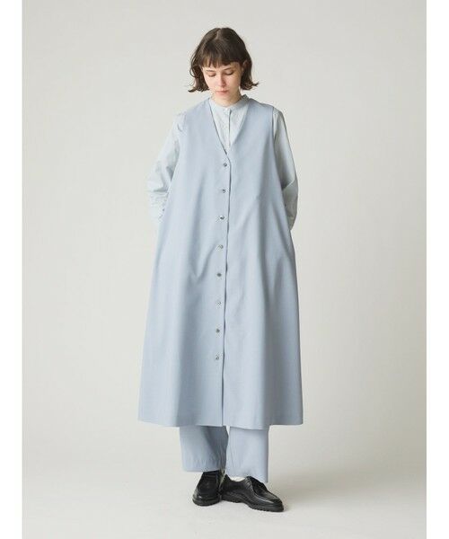 MidiUmi / ミディウミ ロング・マキシ丈ワンピース | MidiUmi Vネックロングジレワンピース | 詳細4