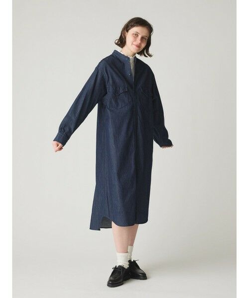 MidiUmi / ミディウミ ロング・マキシ丈ワンピース | MidiUmi デニムシャツワンピース | 詳細4