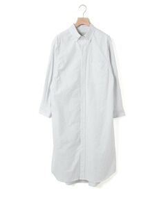 MidiUmi Aラインバンドカラーシャツワンピース （ロング・マキシ