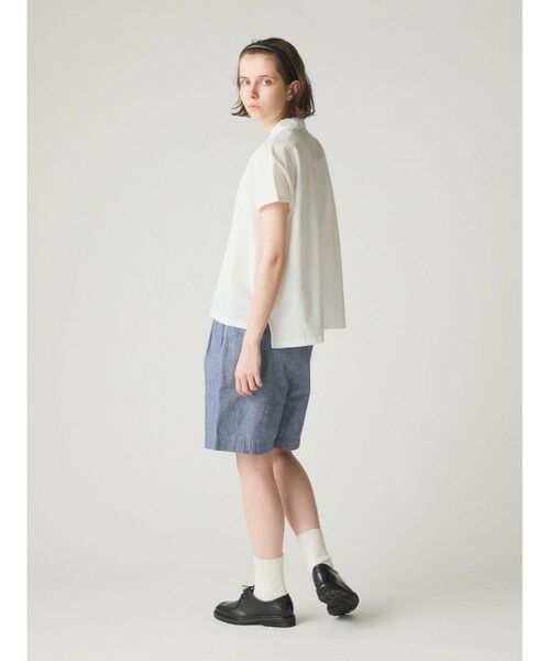 MidiUmi / ミディウミ その他パンツ | MidiUmi シャンブレーショートパンツ | 詳細10