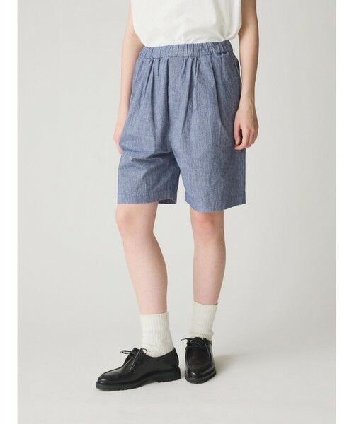 MidiUmi / ミディウミ その他パンツ | MidiUmi シャンブレーショートパンツ | 詳細12