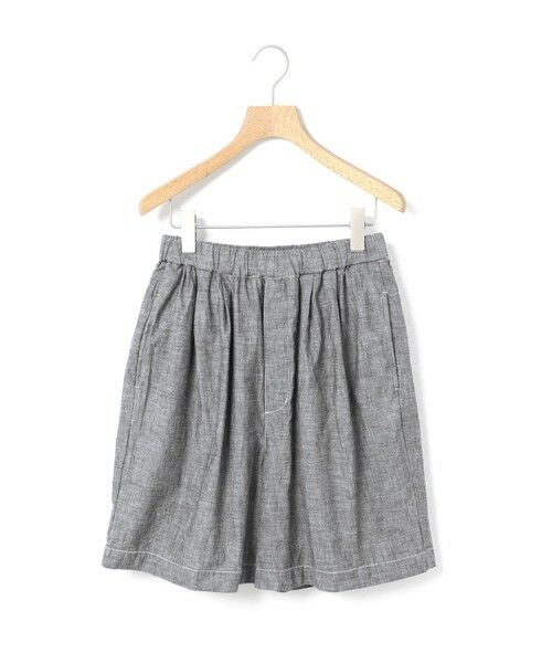 MidiUmi/ミディウミ MidiUmi シャンブレーショートパンツ チャコールグレー(color92) FREE MidiUmi/ミディウミ MidiUmi シャンブレーショートパンツ チャコールグレー(color92) FREE