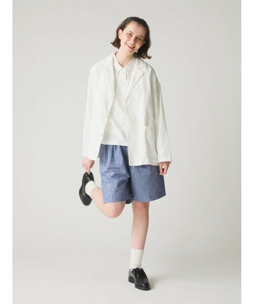 MidiUmi / ミディウミ テーラードジャケット | MidiUmi コットンリネンテーラードジャケット | 詳細9