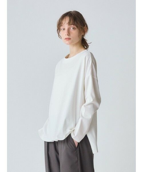 MidiUmi / ミディウミ カットソー | MidiUmi ロングスリーブワイドプルオーバー | 詳細4
