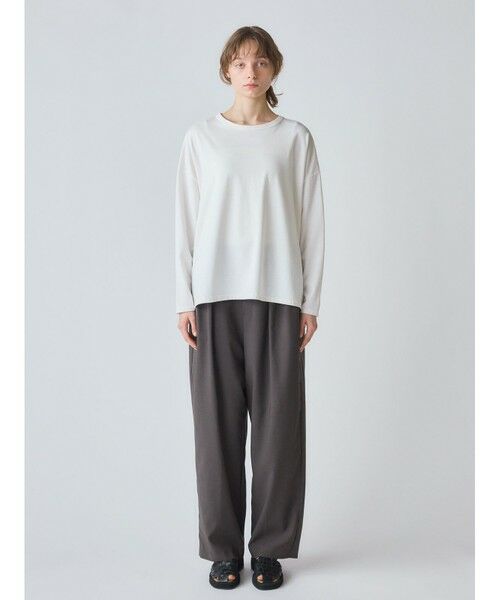MidiUmi / ミディウミ カットソー | MidiUmi ロングスリーブワイドプルオーバー | 詳細7