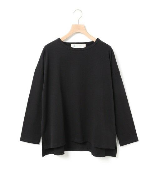 MidiUmi / ミディウミ カットソー | MidiUmi ロングスリーブワイドプルオーバー（ブラック(color99)）