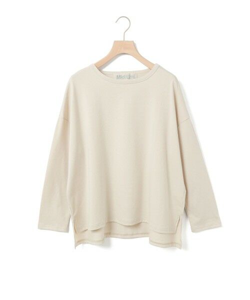 MidiUmi / ミディウミ カットソー | MidiUmi ロングスリーブワイドプルオーバー（グレージュ(color91)）