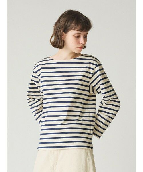 MidiUmi / ミディウミ カットソー | MidiUmi TOURNIERバスクボーダーT | 詳細4