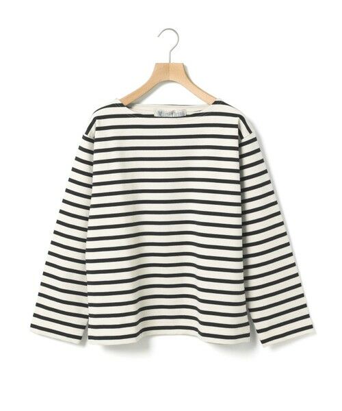 MidiUmi/ミディウミ MidiUmi TOURNIERバスクボーダーT キナリ×ブラック(color99) FREE MidiUmi/ミディウミ MidiUmi TOURNIERバスクボーダーT キナリ×ブラック(color99) FREE