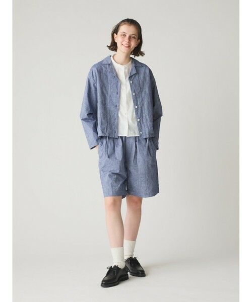 MidiUmi / ミディウミ シャツ・ブラウス | MidiUmi シャンブレーシャツジャケット | 詳細9