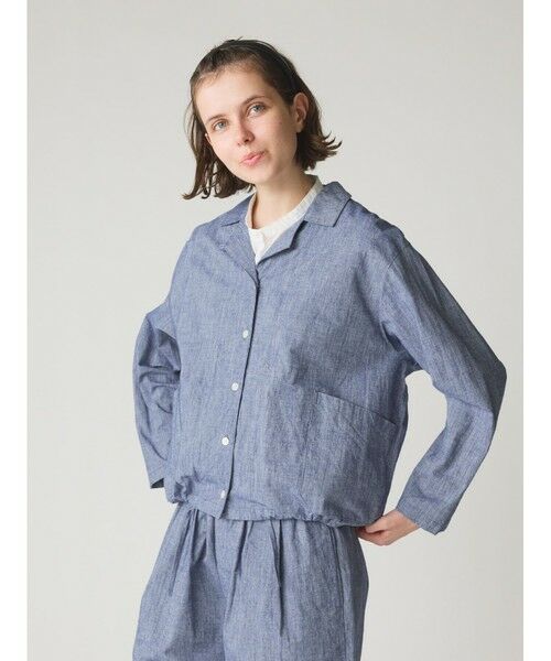 MidiUmi / ミディウミ シャツ・ブラウス | MidiUmi シャンブレーシャツジャケット | 詳細3