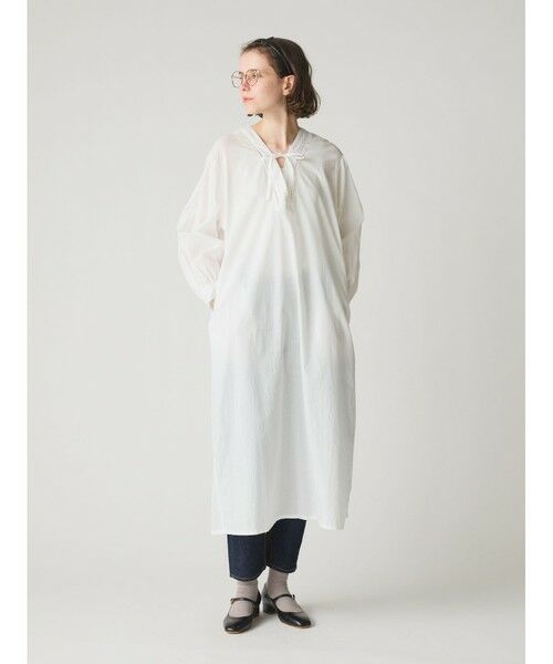 MidiUmi / ミディウミ ロング・マキシ丈ワンピース | MidiUmi レーススモックワンピース | 詳細3