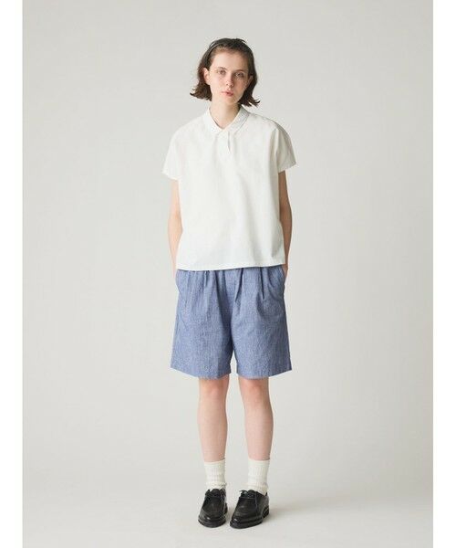 MidiUmi / ミディウミ カットソー | MidiUmi ポロノースリーブプルオーバー | 詳細9
