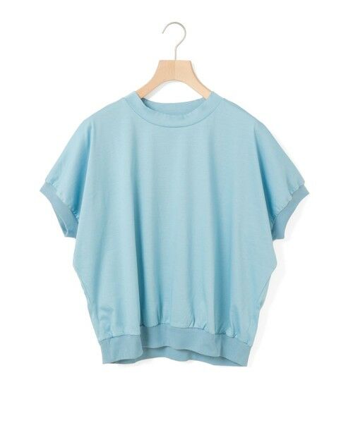 MidiUmi/ミディウミ MidiUmi ハーフスリーブコクーンプルオーバー サックス(color31) FREE MidiUmi/ミディウミ MidiUmi ハーフスリーブコクーンプルオーバー サックス(color31) FREE