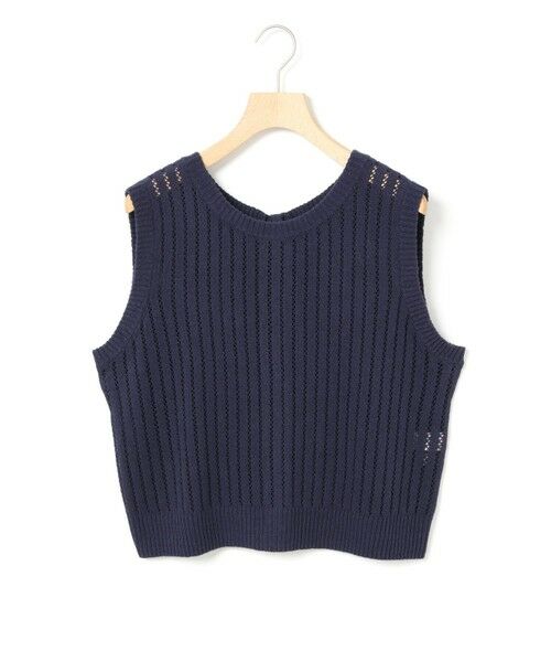 MidiUmi / ミディウミ ベスト | MidiUmi 柄編み2WAYベスト | 詳細1
