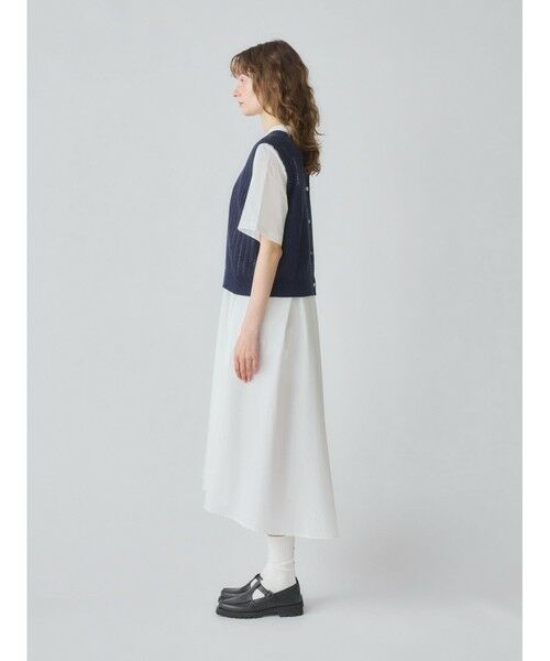 MidiUmi / ミディウミ ベスト | MidiUmi 柄編み2WAYベスト | 詳細8