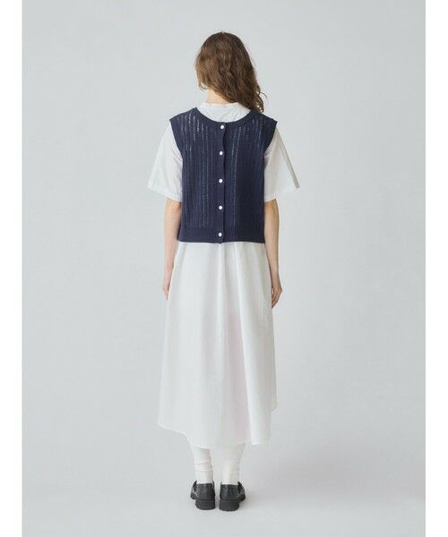 MidiUmi / ミディウミ ベスト | MidiUmi 柄編み2WAYベスト | 詳細9