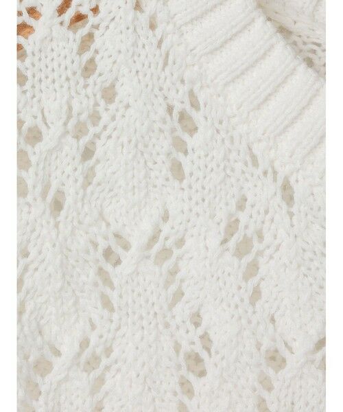 MidiUmi / ミディウミ ベスト | MidiUmi テープヤーンサイドリボンベスト | 詳細2