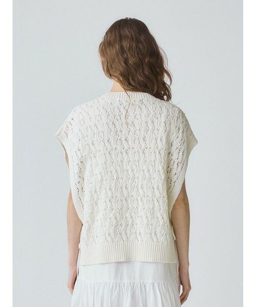 MidiUmi / ミディウミ ベスト | MidiUmi テープヤーンサイドリボンベスト | 詳細6