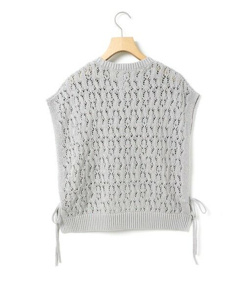 MidiUmi / ミディウミ ベスト | MidiUmi テープヤーンサイドリボンベスト | 詳細15