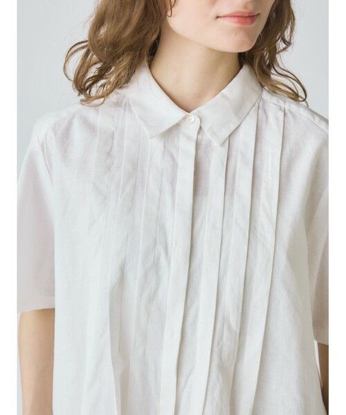 MidiUmi / ミディウミ シャツ・ブラウス | MidiUmi タックショートシャツ | 詳細7