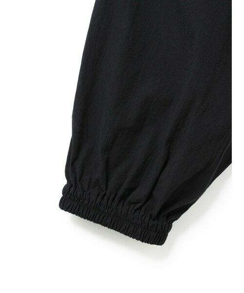 最終値下げ新品未使用DEVOA イージー パンツ ウール super120’s ウールシルクビーバー / ワイドフィット イージーパンツ, Black