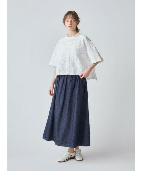 MidiUmi / ミディウミ ミニ・ひざ丈スカート | MidiUmi デニムフレアスカート | 詳細11