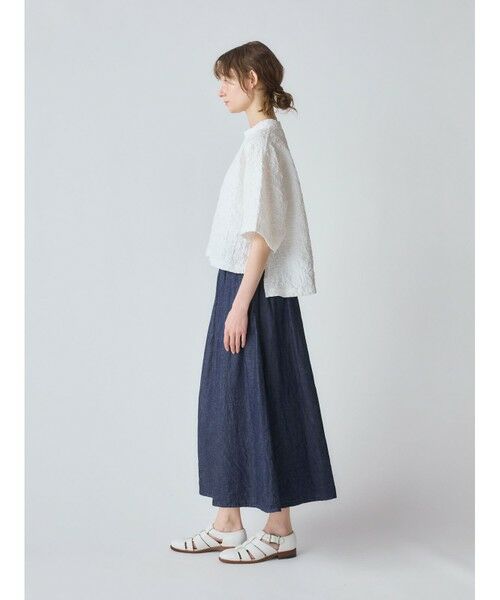 MidiUmi / ミディウミ ミニ・ひざ丈スカート | MidiUmi デニムフレアスカート | 詳細12