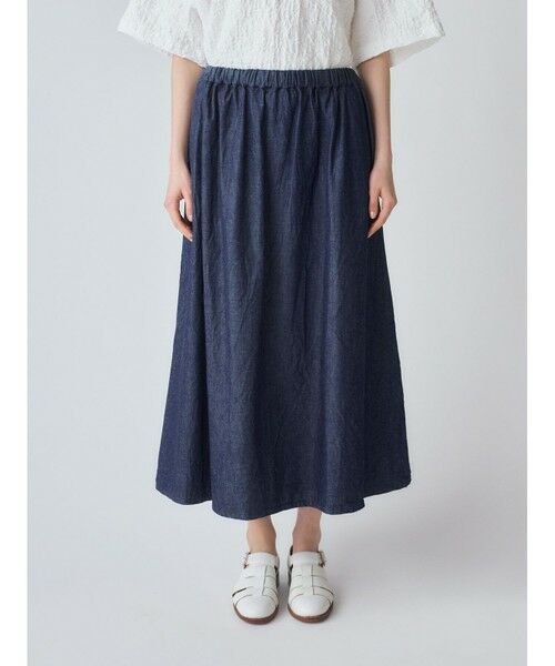 MidiUmi / ミディウミ ミニ・ひざ丈スカート | MidiUmi デニムフレアスカート | 詳細14