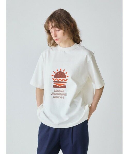 MidiUmi / ミディウミ カットソー | MidiUmi ハンバーガープリントTシャツ | 詳細3