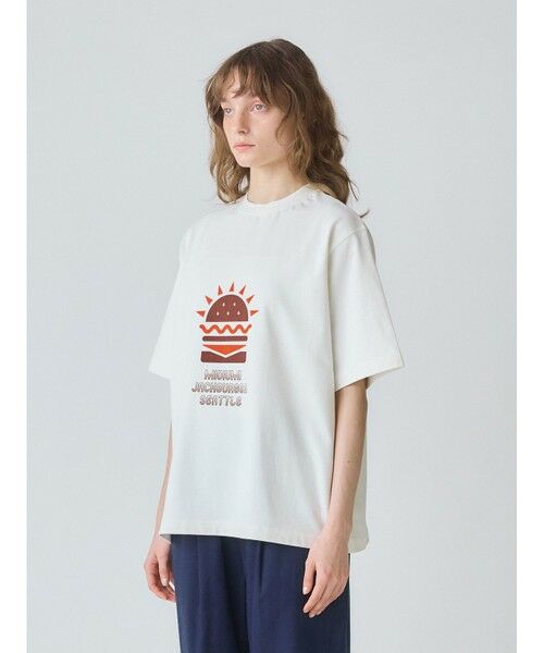 MidiUmi / ミディウミ カットソー | MidiUmi ハンバーガープリントTシャツ | 詳細4