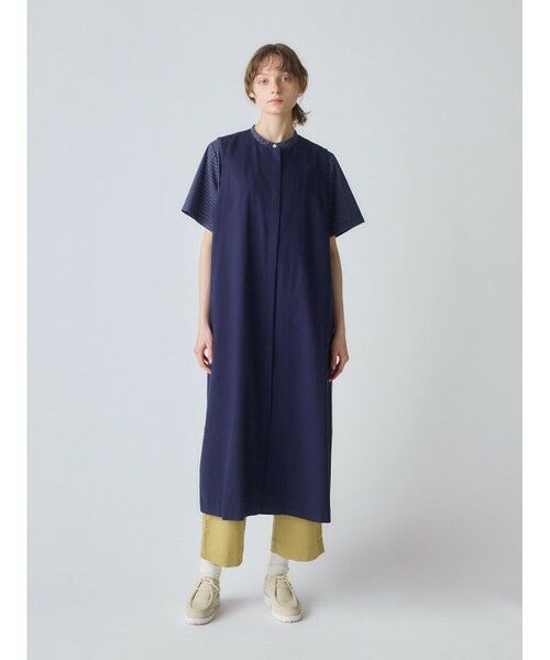 MidiUmi / ミディウミ シャツ・ブラウス | MidiUmi ハーフスリーブドットAラインシャツ | 詳細11