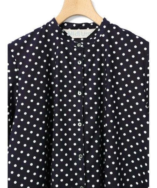 MidiUmi / ミディウミ シャツ・ブラウス | MidiUmi ハーフスリーブドットAラインシャツ | 詳細13