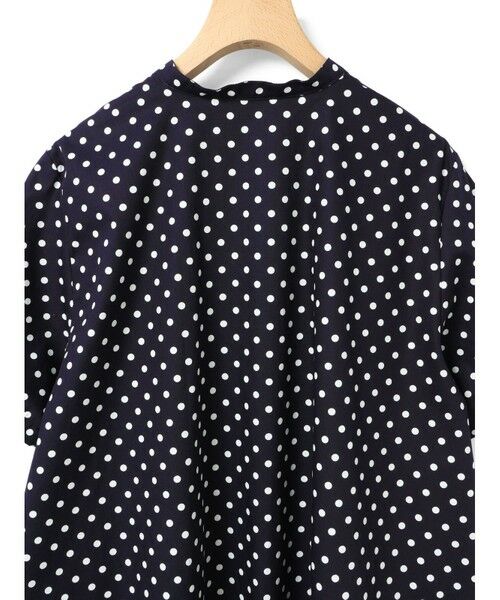 MidiUmi / ミディウミ シャツ・ブラウス | MidiUmi ハーフスリーブドットAラインシャツ | 詳細18