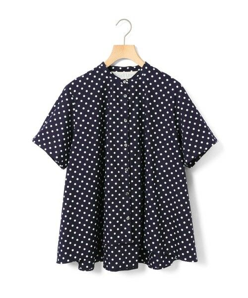 セール】 MidiUmi ハーフスリーブドットAラインシャツ （シャツ