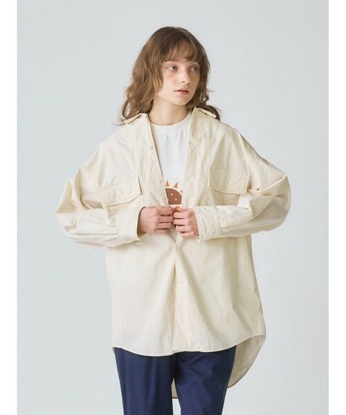 MidiUmi / ミディウミ シャツ・ブラウス | MidiUmi SOIL ワークシャツ | 詳細11