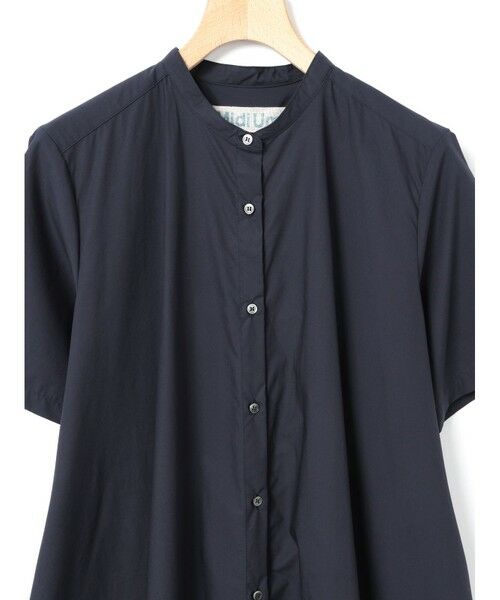 MidiUmi / ミディウミ ロング・マキシ丈ワンピース | MidiUmi ハーフスリーブAラインシャツワンピース | 詳細4