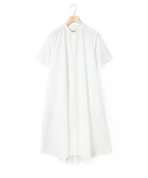 MidiUmi / ミディウミ ロング・マキシ丈ワンピース | MidiUmi ハーフスリーブAラインシャツワンピース | 詳細10