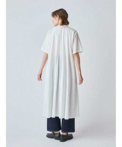 MidiUmi / ミディウミ ロング・マキシ丈ワンピース | MidiUmi ハーフスリーブタックワンピース | 詳細14