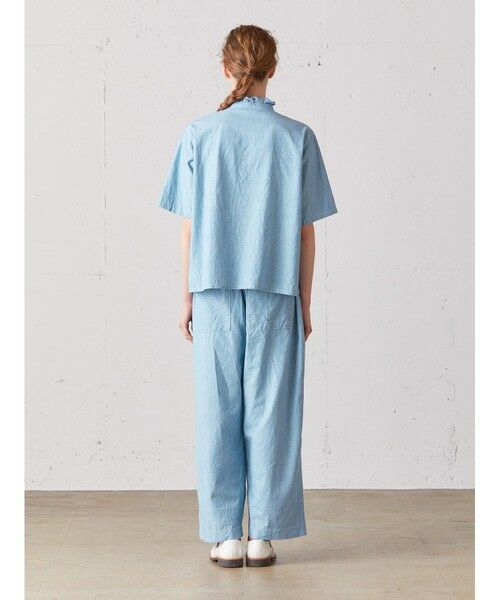 MidiUmi / ミディウミ シャツ・ブラウス | MidiUmi  フリルショートハーフスリーブシャツ | 詳細9