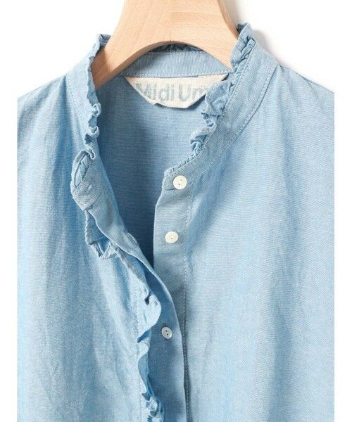 MidiUmi / ミディウミ シャツ・ブラウス | MidiUmi  フリルショートハーフスリーブシャツ | 詳細11